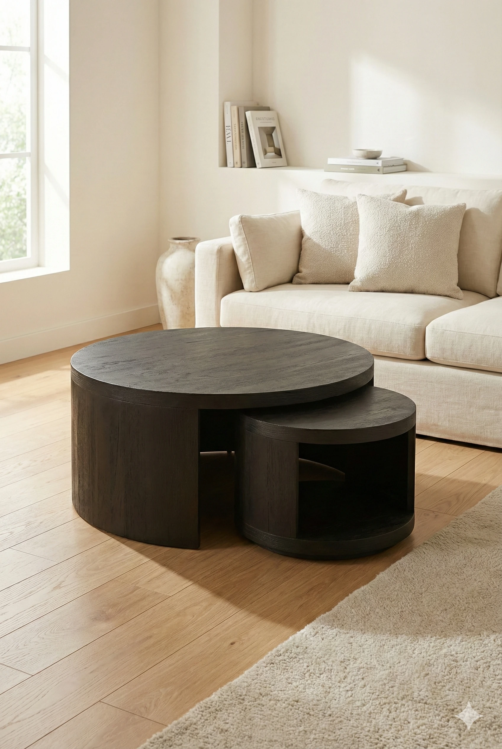 Round Office Coffee Table Modern